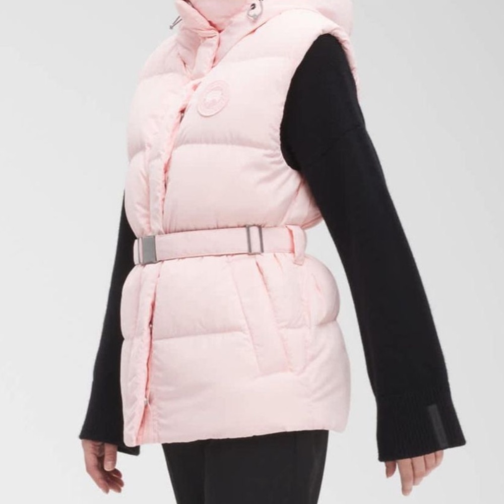 NWT New Canada Goose Rayla Pink Down Vest Size Small - Picture 9 of 10
